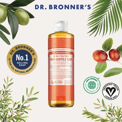 DR BRONNER'S Tea Tree Pure Castile Liquid Soap 473ml