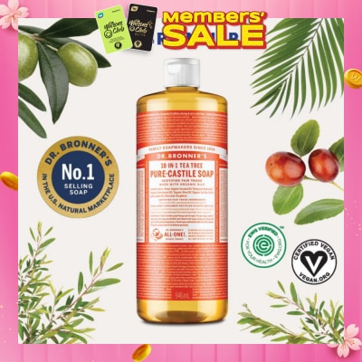 DR BRONNER'S Tea Tree Pure Castile Liquid Soap 946ml