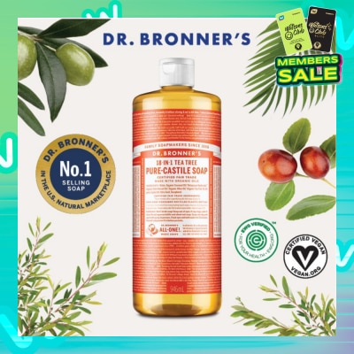 DR BRONNER'S Tea Tree Pure Castile Liquid Soap 946ml