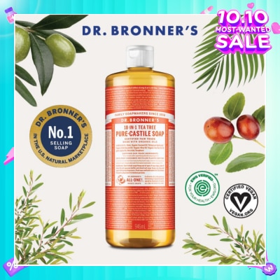 DR BRONNER'S Tea Tree Pure Castile Liquid Soap 946ml