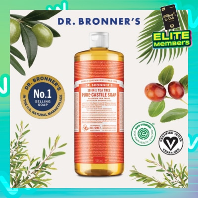 DR BRONNER'S Tea Tree Pure Castile Liquid Soap 946ml