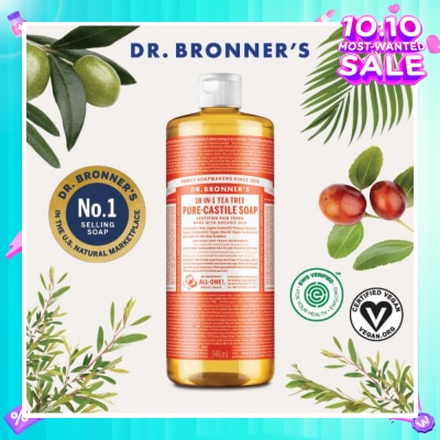 DR BRONNER'S Tea Tree Pure Castile Liquid Soap 946ml