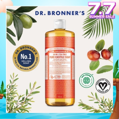 DR BRONNER'S Tea Tree Pure Castile Liquid Soap 946ml