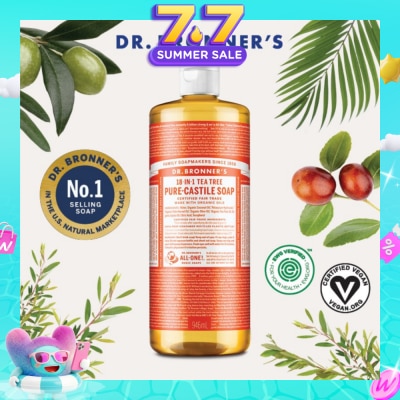 DR BRONNER'S - Tea Tree Pure Castile Liquid Soap 946ml