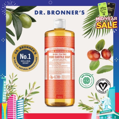 DR BRONNER'S Tea Tree Pure Castile Liquid Soap 946ml
