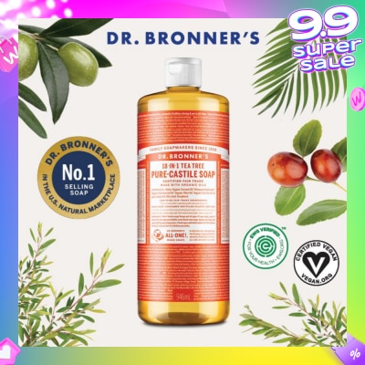 DR BRONNER'S Tea Tree Pure Castile Liquid Soap 946ml