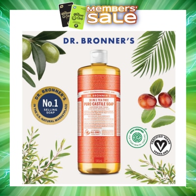 DR BRONNER'S - Tea Tree Pure Castile Liquid Soap 946ml