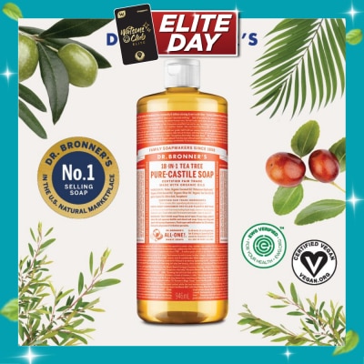 DR BRONNER'S Tea Tree Pure Castile Liquid Soap 946ml image