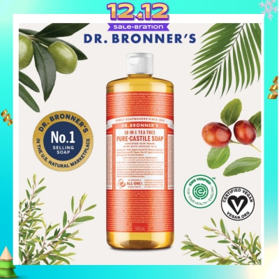 DR BRONNER'S Tea Tree Pure Castile Liquid Soap 946ml