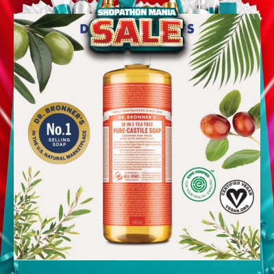 DR BRONNER'S - Tea Tree Pure Castile Liquid Soap 946ml