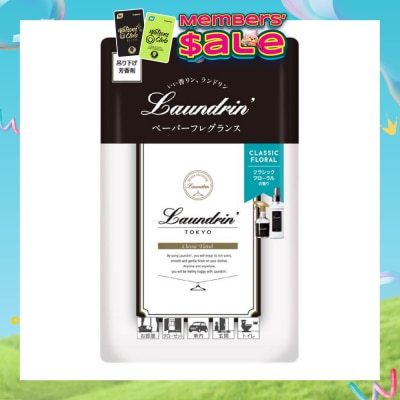 LAUNDRIN - Paper Fragrance Classic Floral 1s