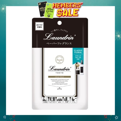 LAUNDRIN - Paper Fragrance Classic Floral 1s