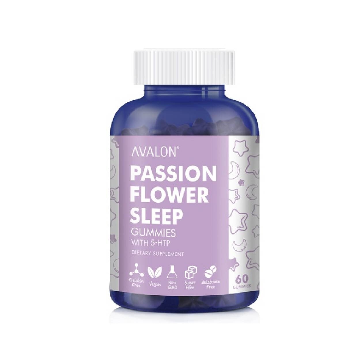 Passion Flower Sleep Gummies (Help Body & Brain Relax) 60s