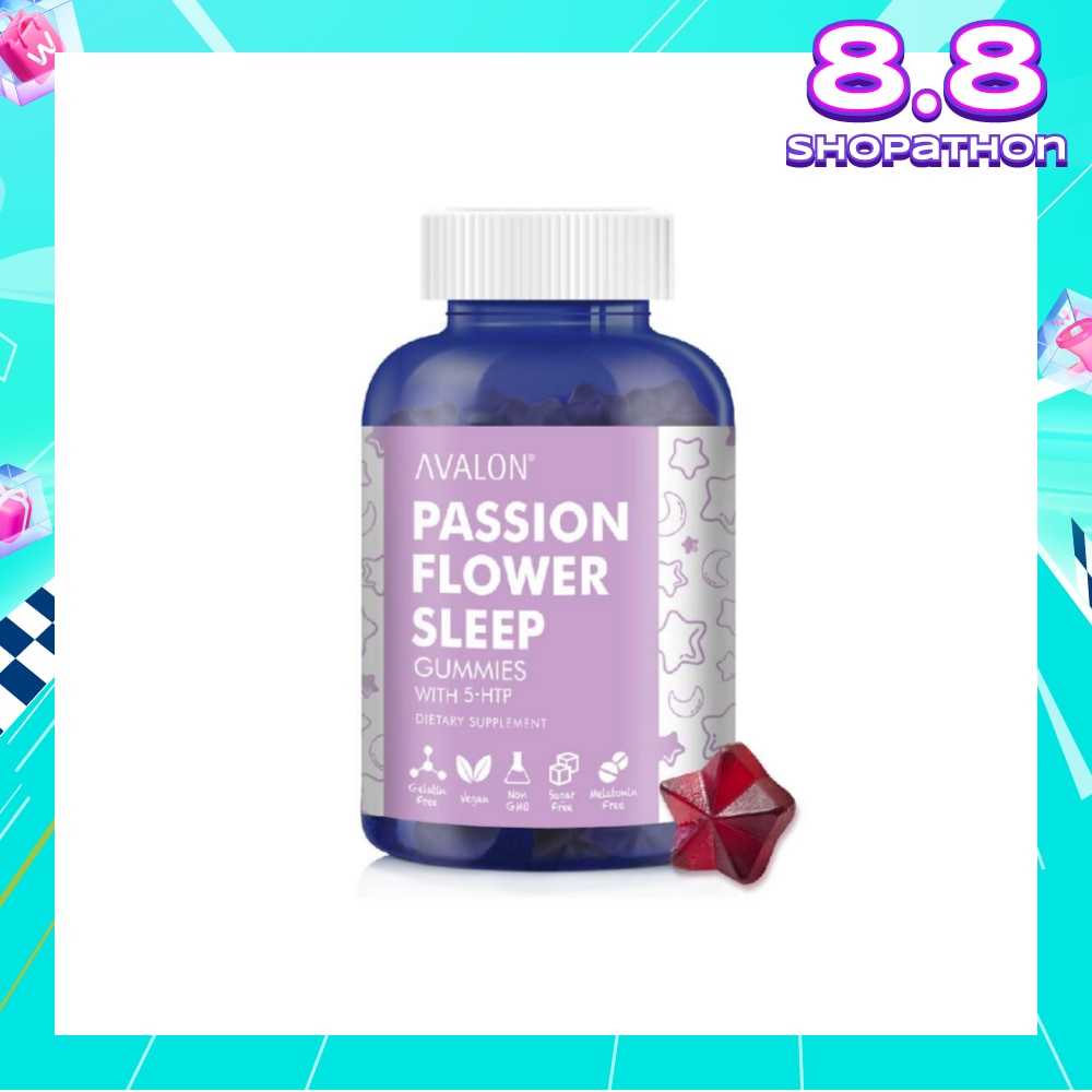 Passion Flower Sleep Gummies (Help Body & Brain Relax) 60s