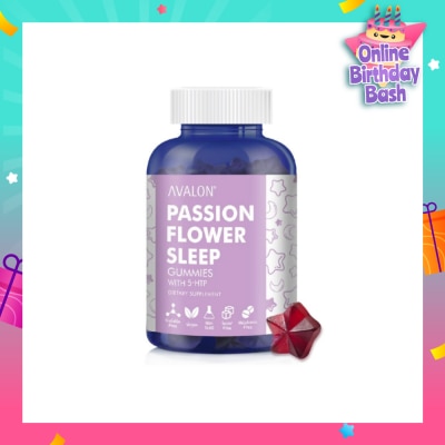 AVALON™ Passion Flower Sleep Gummies (Help Body & Brain Relax) 60s
