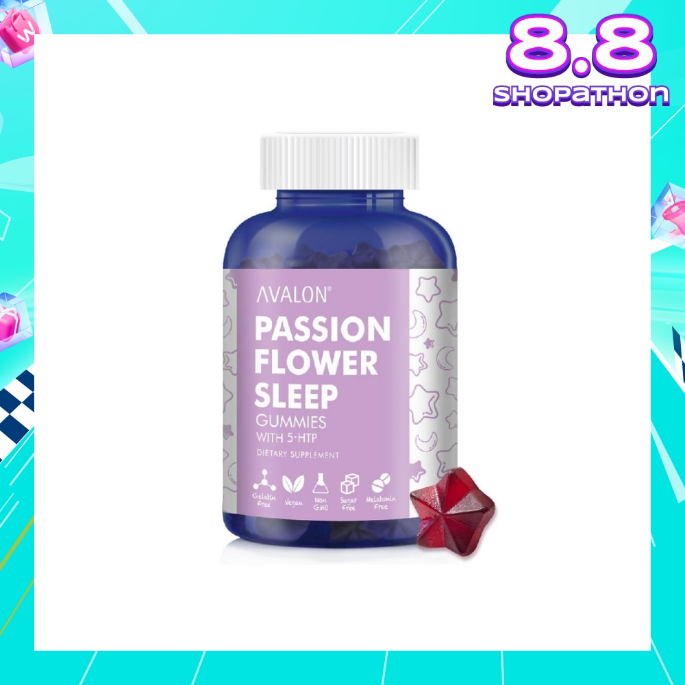Passion Flower Sleep Gummies (Help Body & Brain Relax) 60s