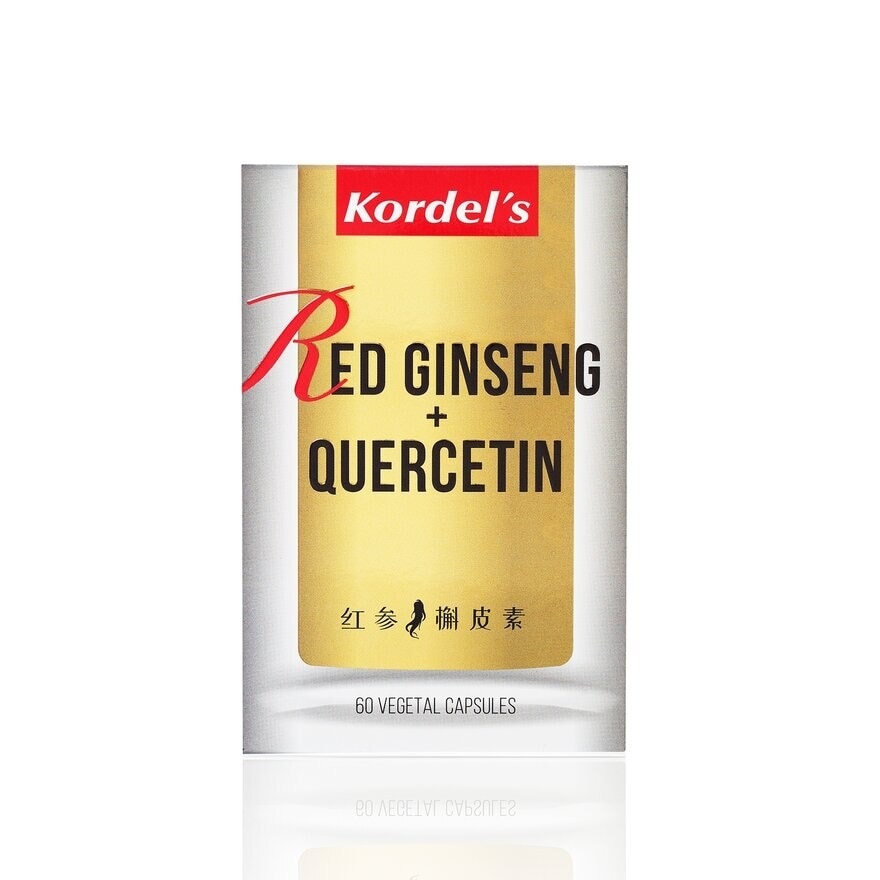 Red Ginseng + Quercetin Vegetal Capsules 60s