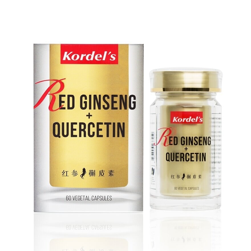 Red Ginseng + Quercetin Vegetal Capsules 60s