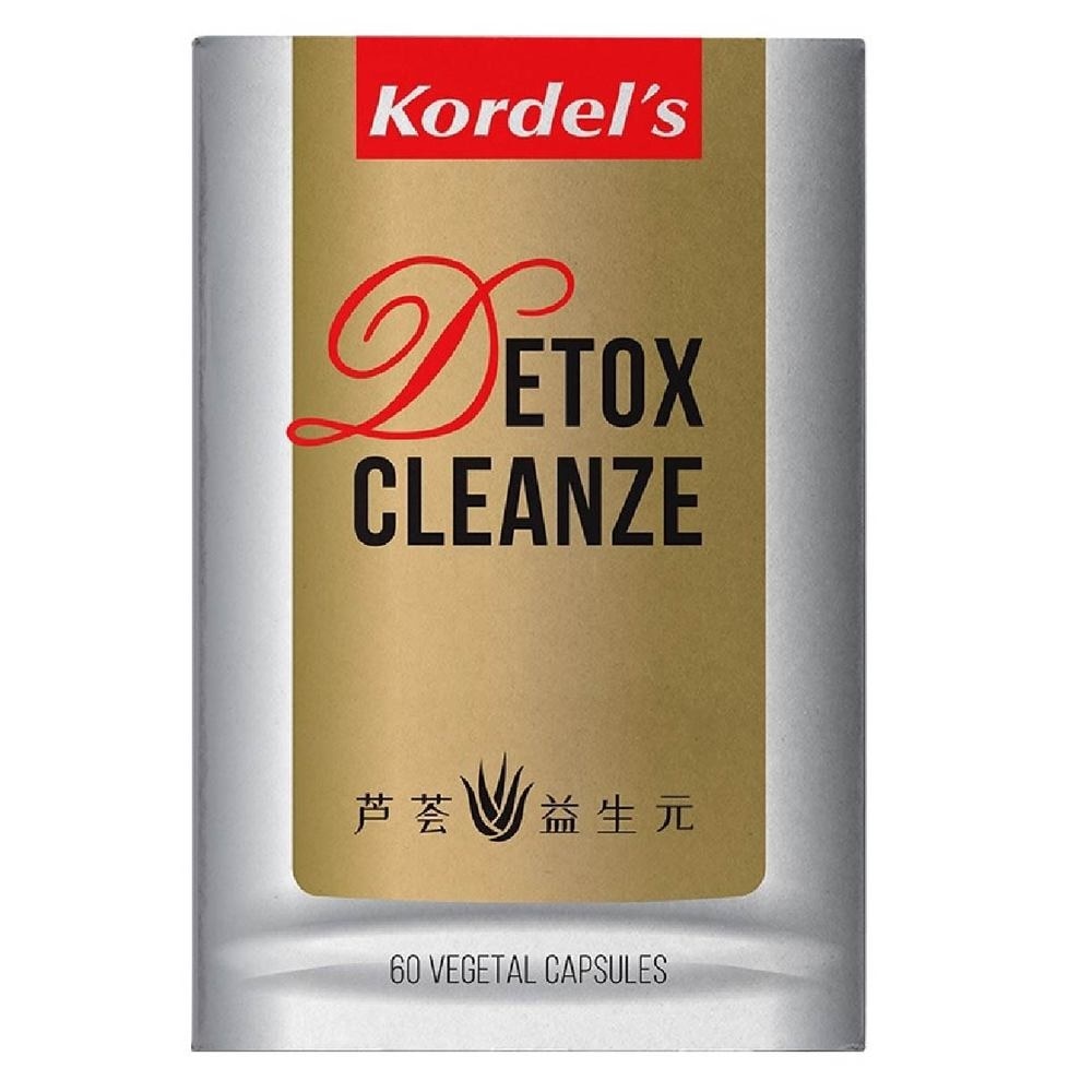 KORDEL'S Detox Cleanze Aloe Vera + Prebiotics Vegetal Capsule