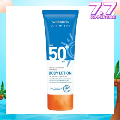 WATSONS Sunscreen Lotion SPF50+ PA++++ (For Body and High Protection) 100ml