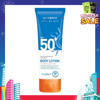 WATSONS Sunscreen Lotion SPF50+ PA++++ (For Body and High Protection) 100ml
