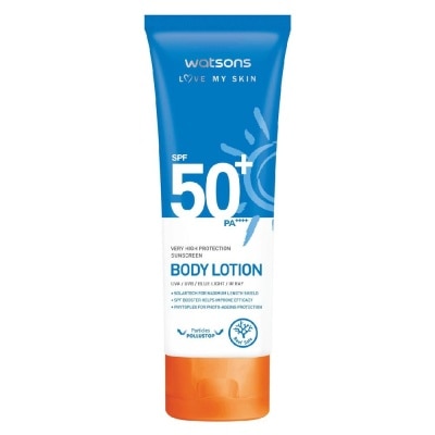 WATSONS Sunscreen Lotion SPF50+ PA++++ (For Body and High Protection) 100ml