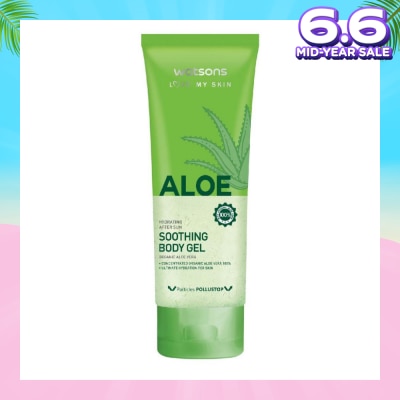 WATSONS 100% Concentrated Organic Aloe Vera Soothing Body Gel (Provides Ultimate Hydrating for Skin After Sun) 100ml