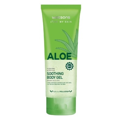 WATSONS 100% Concentrated Organic Aloe Vera Soothing Body Gel (Provides Ultimate Hydrating for Skin After Sun) 100ml