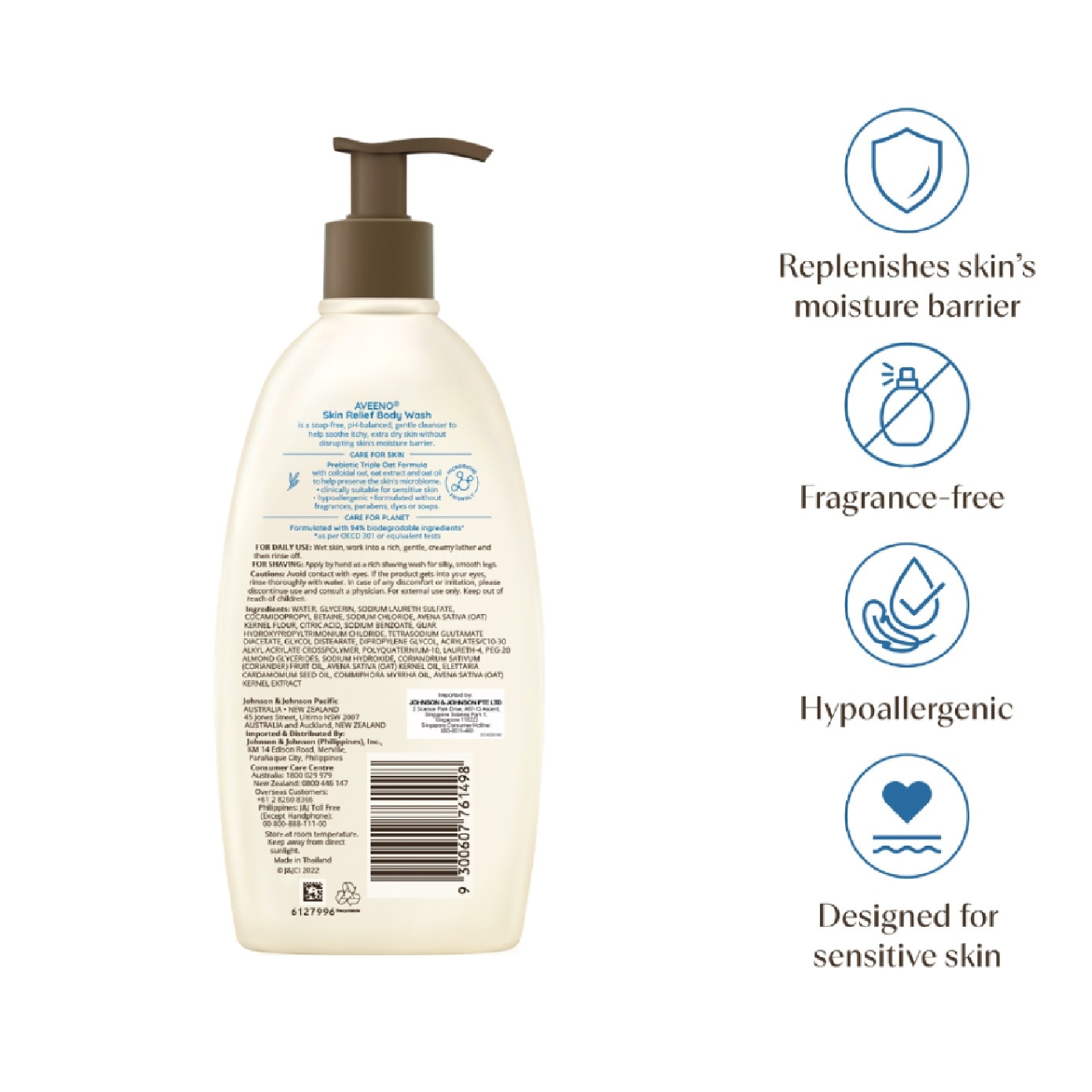 Skin Relief Moisturising Body Wash 532ml
