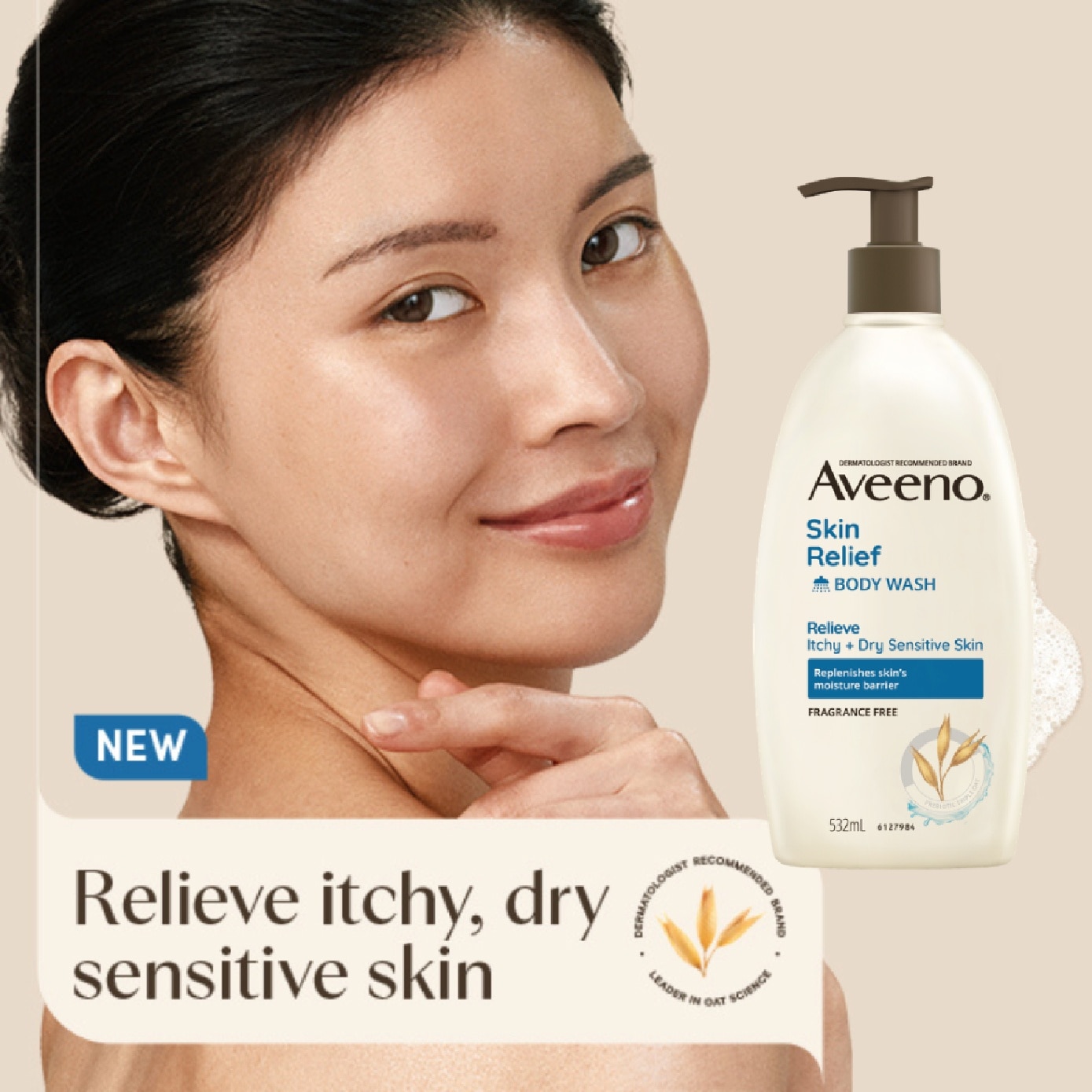 Skin Relief Moisturising Body Wash 532ml