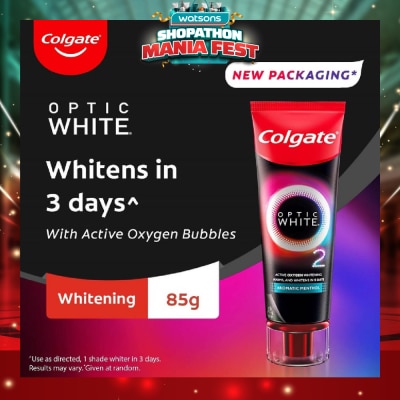 COLGATE - Optic White O2 Whitening Toothpaste Aromatic Menthol 85g