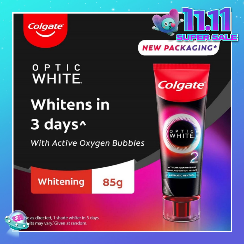 Optic White O2 Whitening Toothpaste Aromatic Menthol 85g