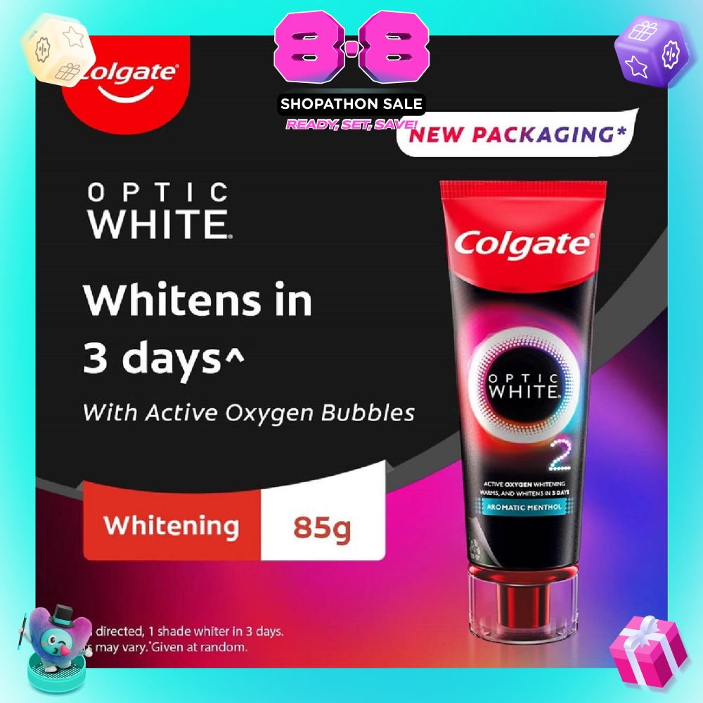 Optic White O2 Whitening Toothpaste Aromatic Menthol 85g