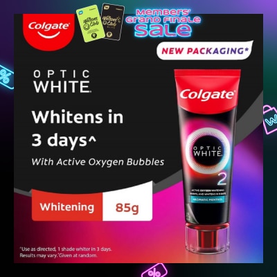 COLGATE Optic White O2 Whitening Toothpaste Aromatic Menthol 85g