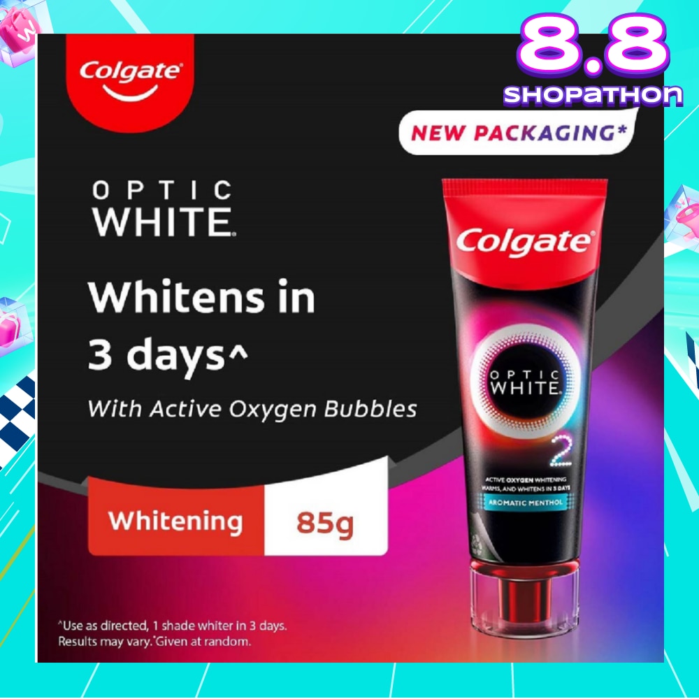 Optic White O2 Whitening Toothpaste Aromatic Menthol 85g