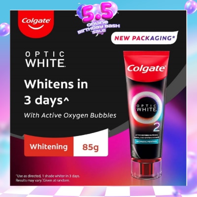 COLGATE - Optic White O2 Whitening Toothpaste Aromatic Menthol 85g
