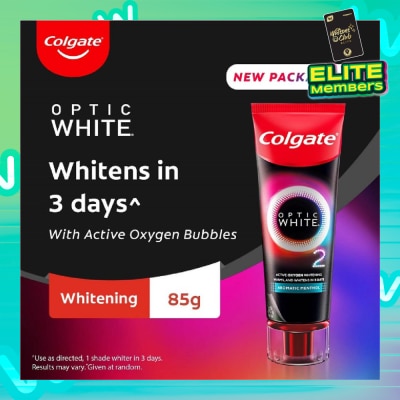 COLGATE Optic White O2 Whitening Toothpaste Aromatic Menthol 85g