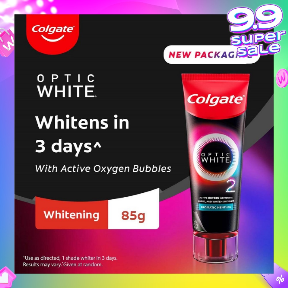Optic White O2 Whitening Toothpaste Aromatic Menthol 85g