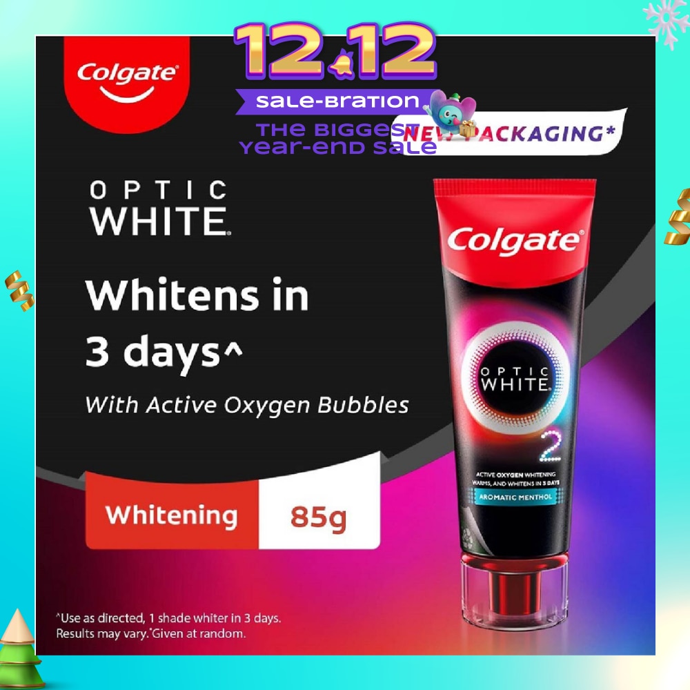 Optic White O2 Whitening Toothpaste Aromatic Menthol 85g
