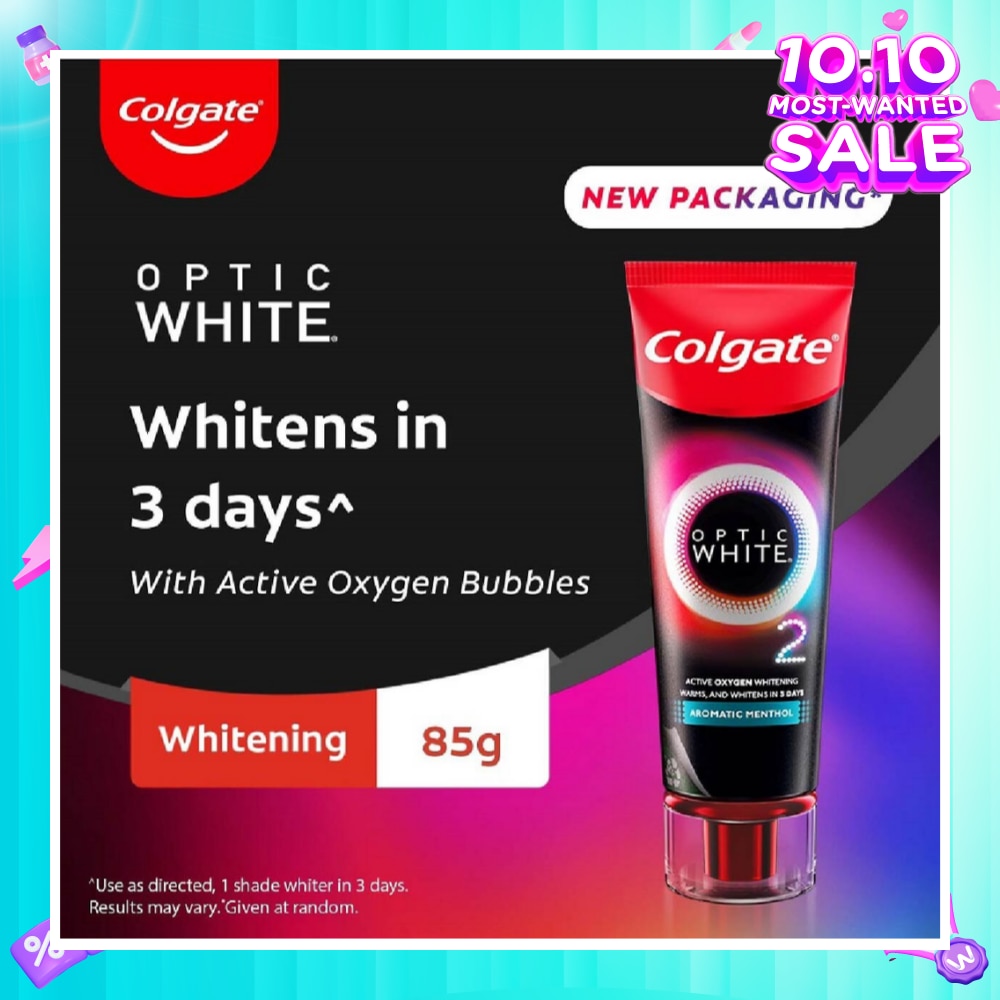 Optic White O2 Whitening Toothpaste Aromatic Menthol 85g