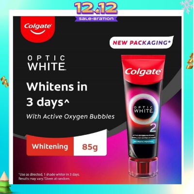 COLGATE Optic White O2 Whitening Toothpaste Aromatic Menthol 85g
