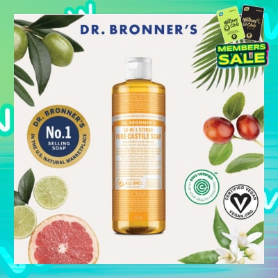 DR BRONNER'S Citrus Orange Castile Liquid Soap 473ml