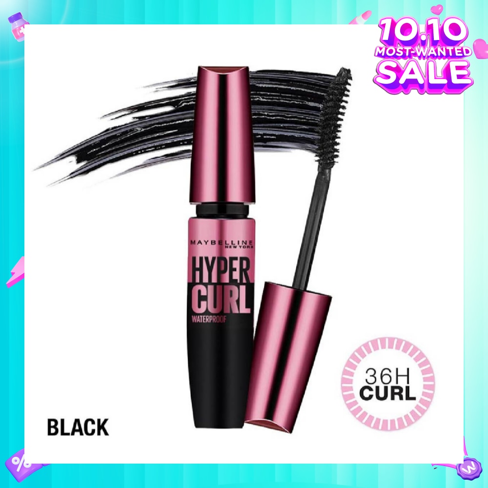 Hypercurl Waterproof Mascara Black 1s