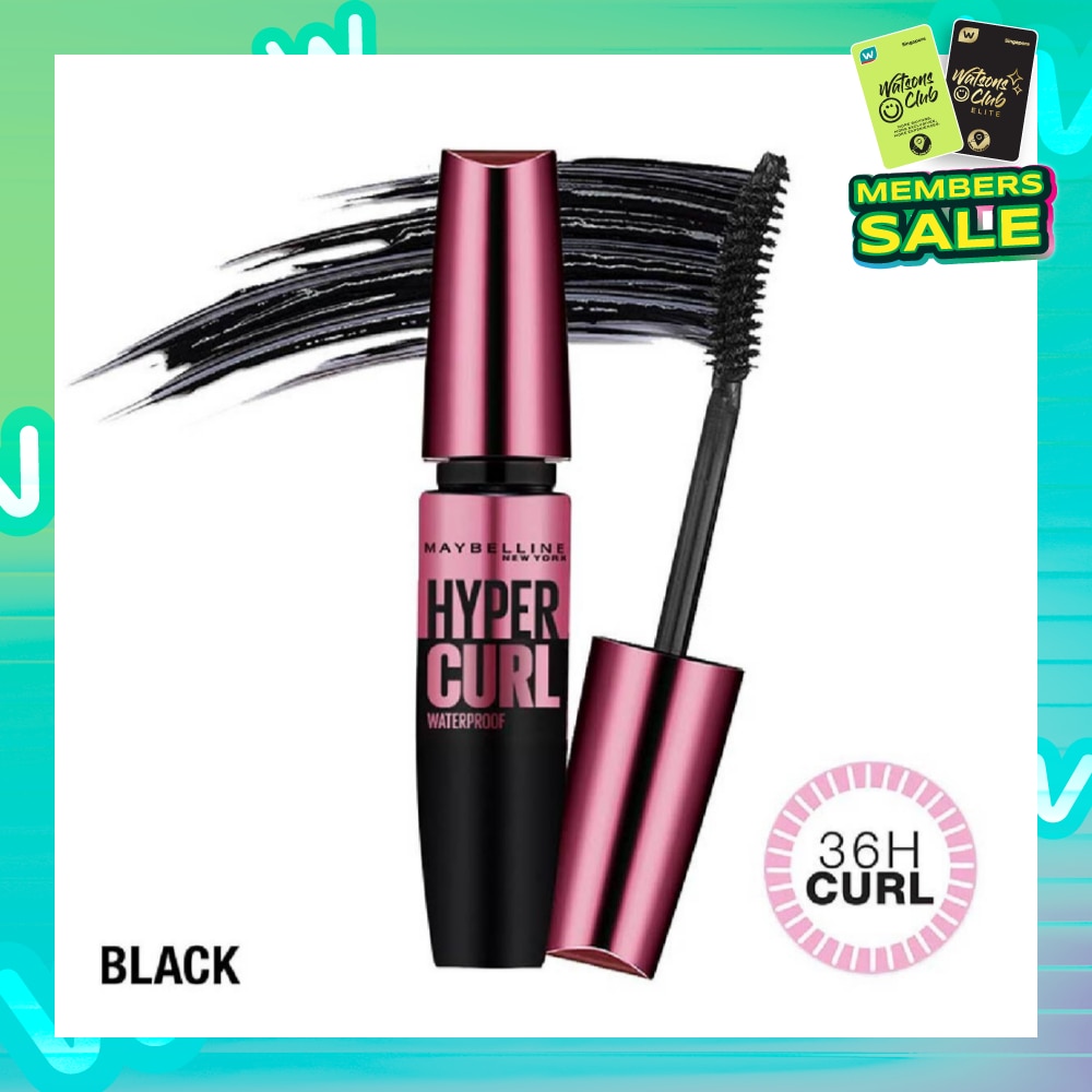Hypercurl Waterproof Mascara Black 1s