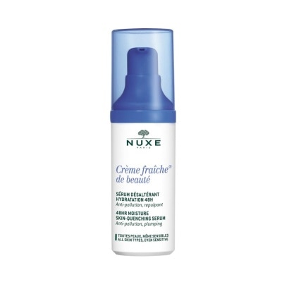 NUXE Hydration Serum (Suitable For Dehydrated Skin + 48 Hours Hydration + Contains Plant Milk & Hyaluronic Acid) 30ml