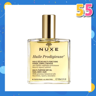 NUXE Multi-Purpose Dry Oil (For Face & Body + Reduce Stretch Marks) 100ml