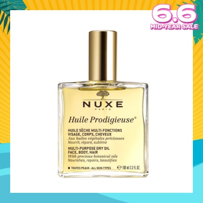 NUXE Multi-Purpose Dry Oil (For Face & Body + Reduce Stretch Marks) 100ml
