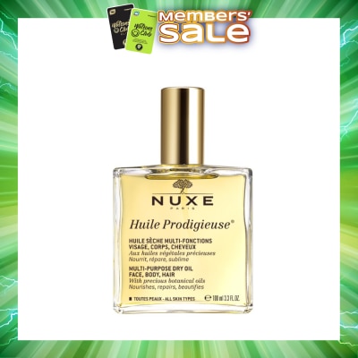 NUXE - Multi-Purpose Dry Oil&nbsp;(For Face & Body + Reduce Stretch Marks) 100ml