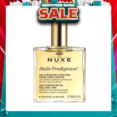 NUXE - Multi-Purpose Dry Oil&nbsp;(For Face & Body + Reduce Stretch Marks) 100ml