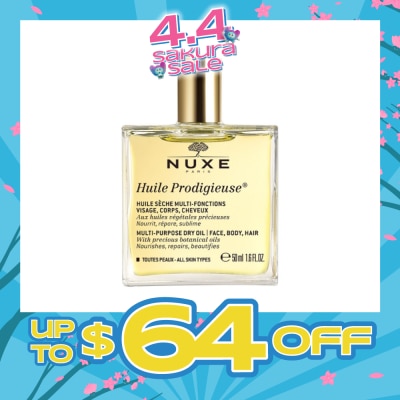 NUXE - Multi-Purpose Dry Oil (For Face & Body + Reduce Stretch Marks) 50ml